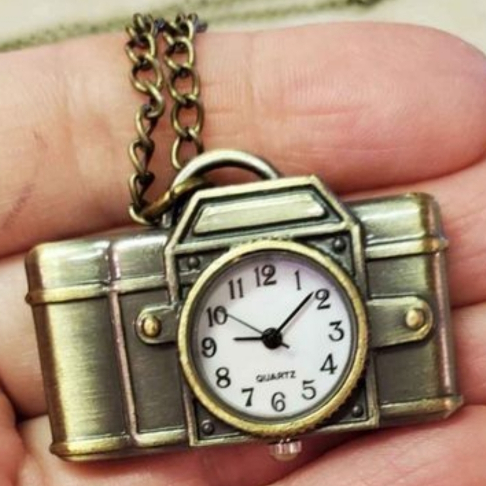 New SLR35 millimeter camera pocket watch